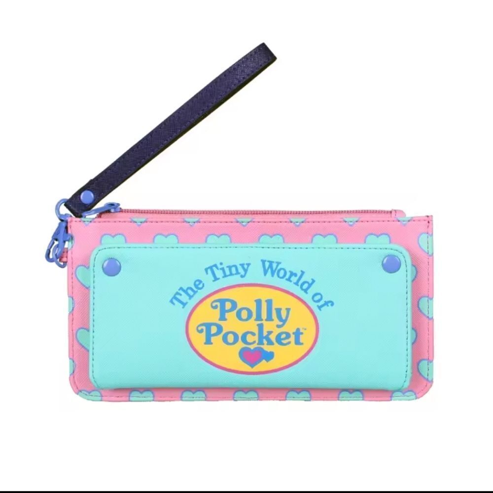 Retro 80s Polly Pocket Wallet, vintage 1980s Cute Doll Purse